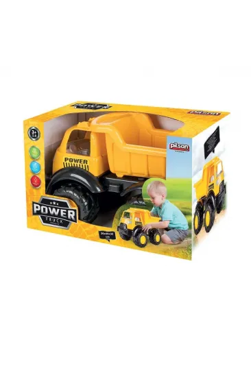 06 522 Power Kamyon Sarı -Pilsan Oyuncak 06 522 Power Kamyon Sarı -Pilsan Oyuncak