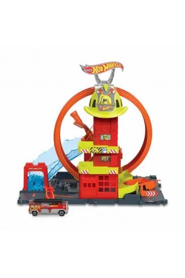 HKX41 Hot Wheels Çember Pistli İftaiye İstasyonu HKX41 Hot Wheels Çember Pistli İftaiye İstasyonu
