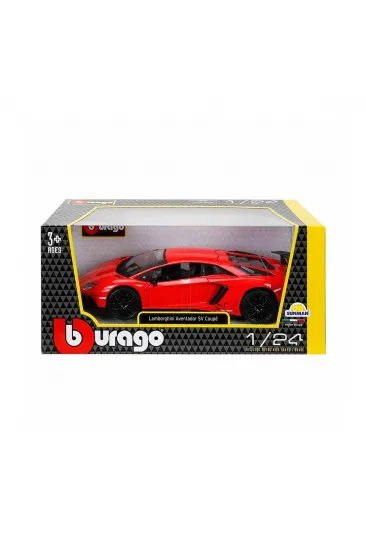 21079 SUN-BUR-1 24 LAMBORGHINI AVENTADOR SV COUPE KRMZ 21079 SUN-BUR-1 24 LAMBORGHINI AVENTADOR SV COUPE KRMZ