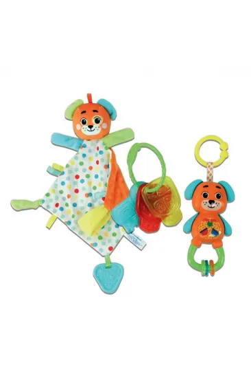 17804 Baby Clementoni - Bebek Hediye Seti - Köpekçik 17804 Baby Clementoni - Bebek Hediye Seti - Köpekçik