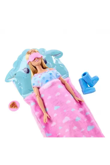JMR88 Barbie Sleepover Reveal - Mavi Pijamalı JMR88 Barbie Sleepover Reveal - Mavi Pijamalı