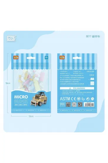LZ8617 LOZ Tank Blok Seti Mini Poşet- Vagon life LZ8617 LOZ Tank Blok Seti Mini Poşet- Vagon life