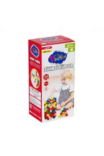ONY-359 Ahşap Sihirli Küpler 100 Parça -Onyıl Oyuncak ONY-359 Ahşap Sihirli Küpler 100 Parça -Onyıl Oyuncak