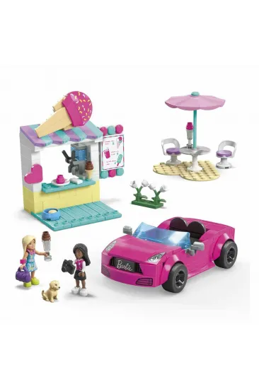 HPN78 MEGA Barbie® Dondurma Standı 226 parça +6 yaş HPN78 MEGA Barbie® Dondurma Standı 226 parça +6 yaş