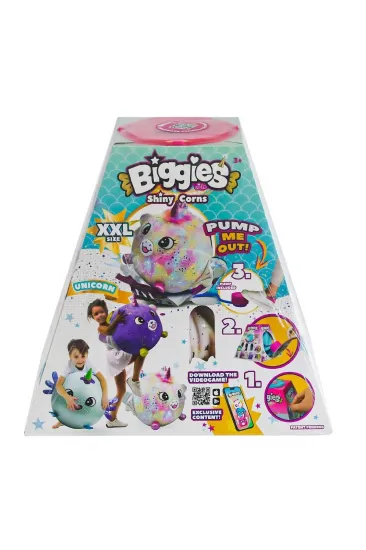 72292 Peluş Biggies Shinycorns Rainbow Unicorn Size XXL 72292 Peluş Biggies Shinycorns Rainbow Unicorn Size XXL