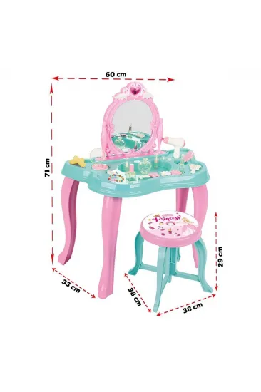 06 048 Pilsan Sihirli Kelebek Makyaj Masası Pembe 06 048 Pilsan Sihirli Kelebek Makyaj Masası Pembe
