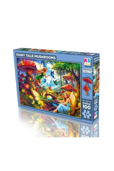 31502 FAIRY TALE MUSHROOMS 100 PARÇA PUZZLE 31502 FAIRY TALE MUSHROOMS 100 PARÇA PUZZLE