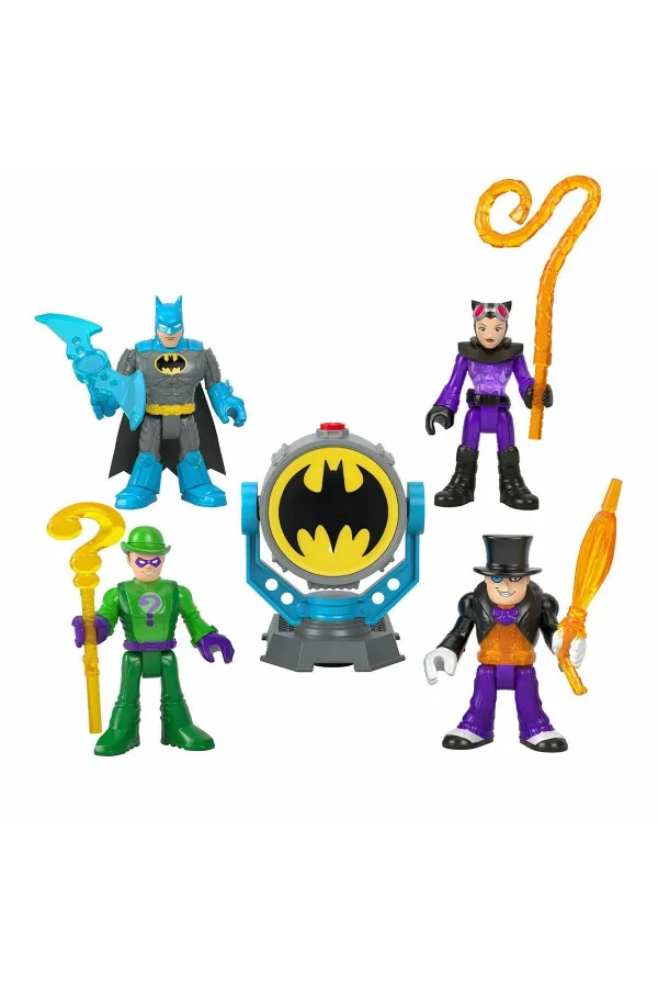 HFD47 Imaginext, Bat-Tech Bat-Signal Figür Seti, DC Super Friends HFD47 Imaginext, Bat-Tech Bat-Signal Figür Seti, DC Super Friends