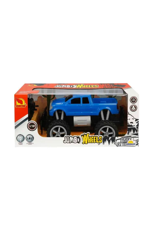 80012 1:18 Uzaktan Kumandalı Jumbo Wheels Usb Şarjlı Araba 80012 1:18 Uzaktan Kumandalı Jumbo Wheels Usb Şarjlı Araba