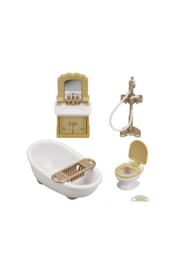 5286 Sylvanian Families, Banyo Seti, 20 parça ,+3 yaş, figürler ayrı satılır.
