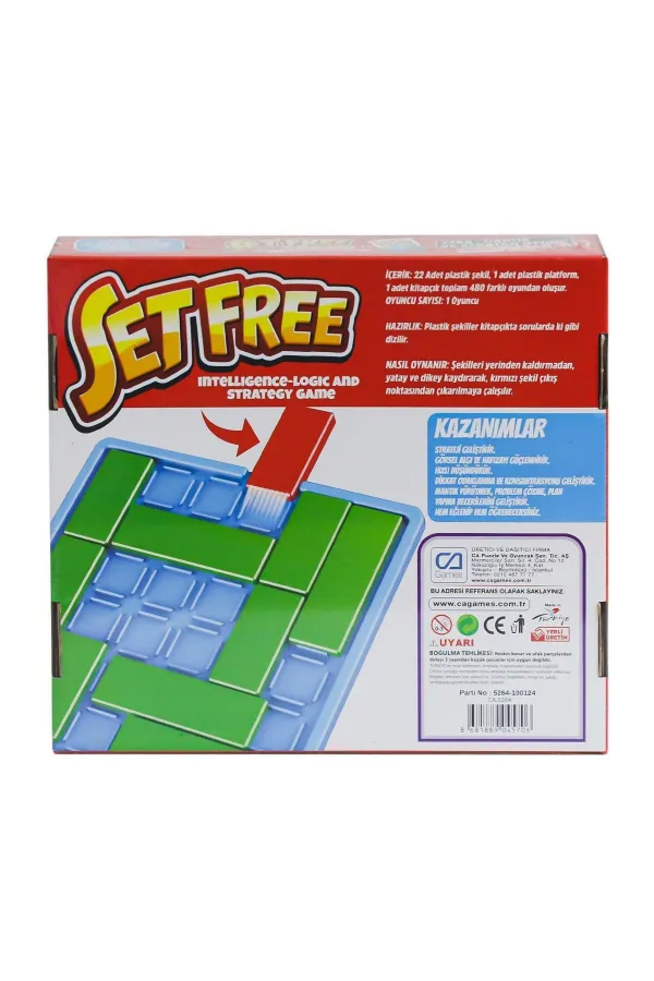 620 CAPLS-5264 Setfree Zeka, Mantık ve Strateji Oyunu -CaGames 620 CAPLS-5264 Setfree Zeka, Mantık ve Strateji Oyunu -CaGames