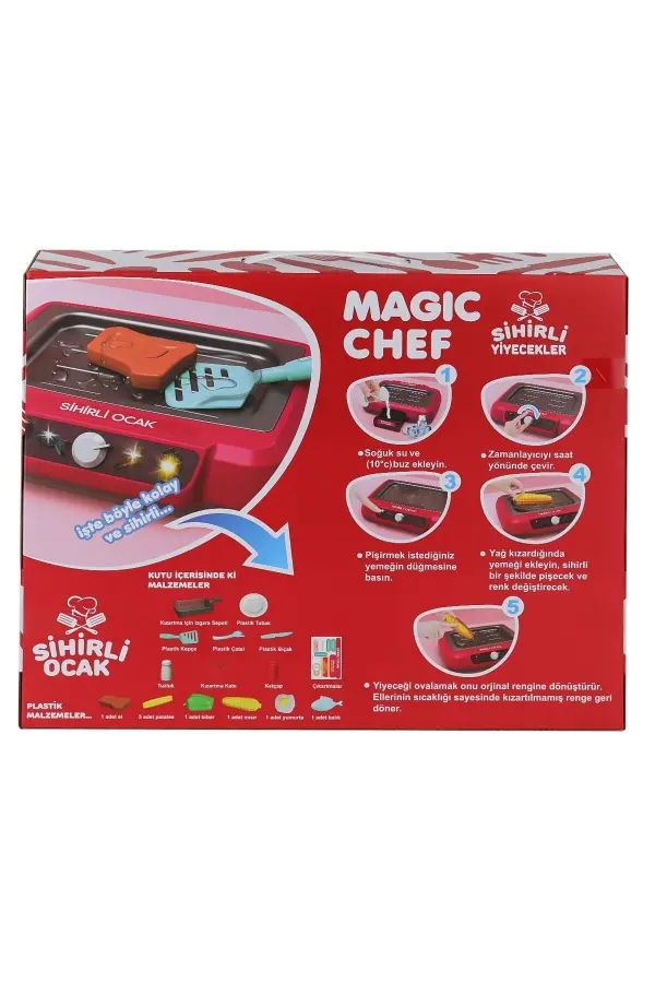 2A550 Magic Chef Barbekü Ocak Seti -Limon Oyuncak