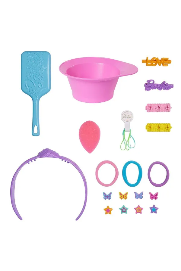 JFG82 Barbie Saç Tasarımı Büstü - Kahverengi Saçlı JFG82 Barbie Saç Tasarımı Büstü - Kahverengi Saçlı