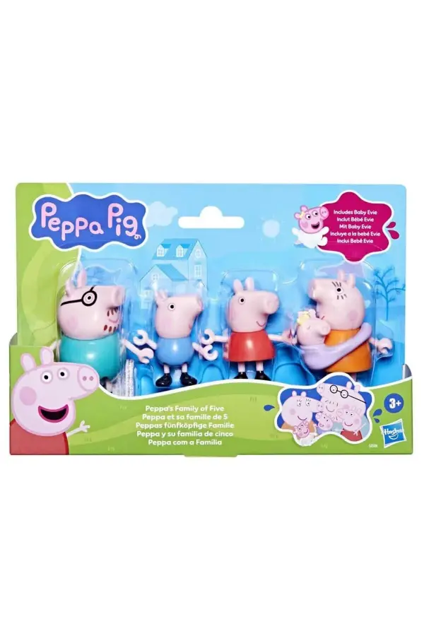 G0506 Peppa Pig ve Ailesi 5li Figür Seti +3 yaş G0506 Peppa Pig ve Ailesi 5li Figür Seti +3 yaş