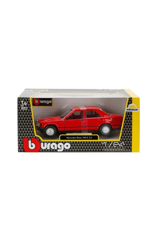 1021103 1:24 Mercedes Benz 1987 190 E Model Araba 1021103 1:24 Mercedes Benz 1987 190 E Model Araba