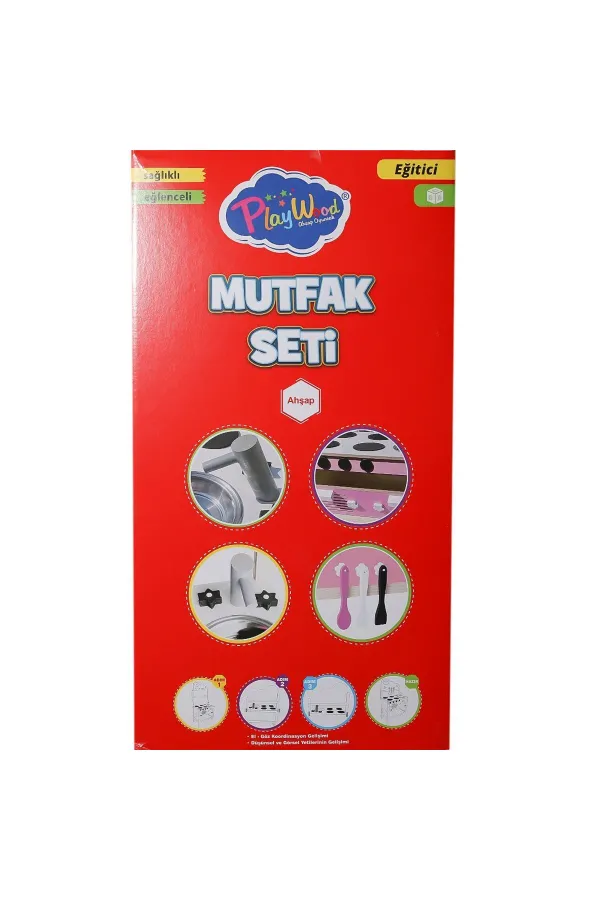 ONY-408 Ahşap Mutfak Seti -Onyıl Oyuncak ONY-408 Ahşap Mutfak Seti -Onyıl Oyuncak