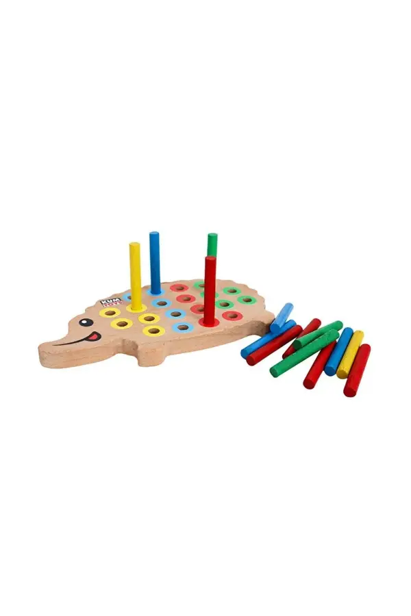 KM5655 Ahşap Kirpi Bultak -Kumtoys KM5655 Ahşap Kirpi Bultak -Kumtoys