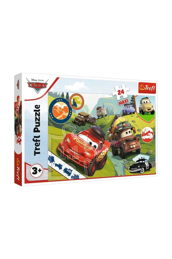 PUZZLE-14352 Maxi Disney Cars 3 24 Parça Çocuk Puzzle
