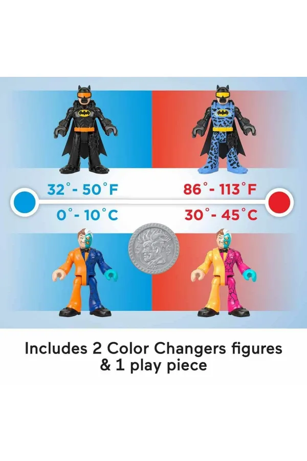 HMX60 Imaginext® DC Super Friends™Color Changers Temel Figür Seti HMX60 Imaginext® DC Super Friends™Color Changers Temel Figür Seti