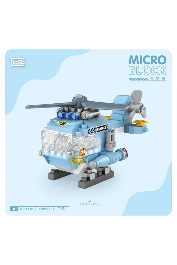 LZ8616 LOZ Helikopter Blok Seti Mini Poşet -Vagon life LZ8616 LOZ Helikopter Blok Seti Mini Poşet -Vagon life