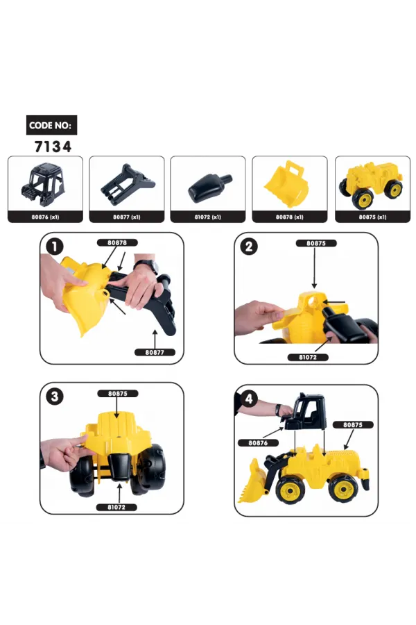 7134 Dev Dozer -Dolu Oyuncak 7134 Dev Dozer -Dolu Oyuncak