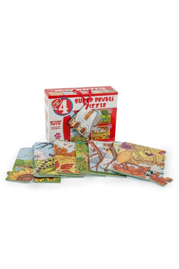 2488 MEVSİMLER SÜPER RENKLİ PUZZLE 4LÜ 2488 MEVSİMLER SÜPER RENKLİ PUZZLE 4LÜ