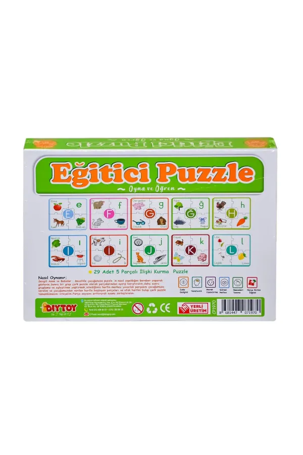 7197 ÇARK PUZZLE ALFABE 7197 ÇARK PUZZLE ALFABE