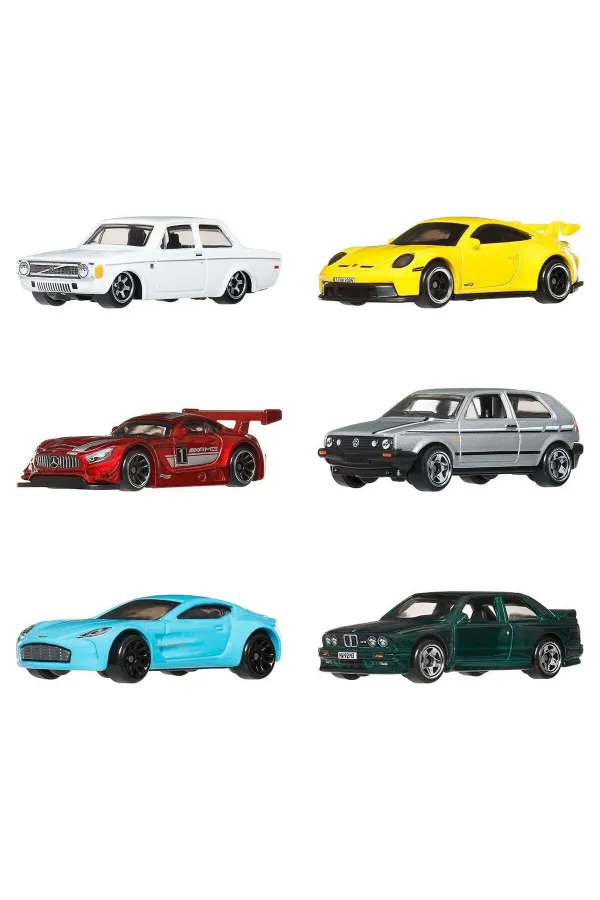 JLB25 Hot Wheels Euro Style 6lı Araç Paketi 1:64 JLB25 Hot Wheels Euro Style 6lı Araç Paketi 1:64