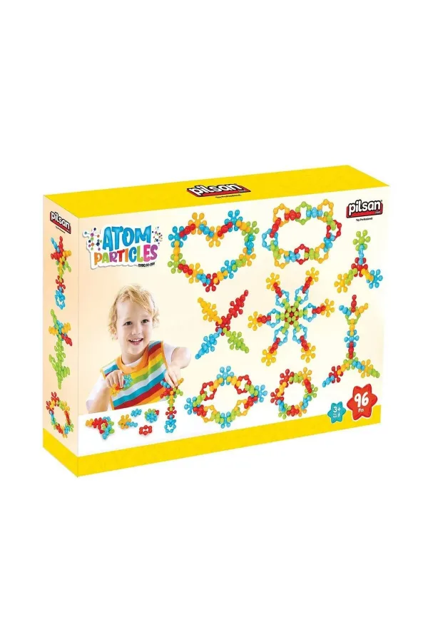 03 300 Pilsan Atom Parçaları 96 Parça 03 300 Pilsan Atom Parçaları 96 Parça