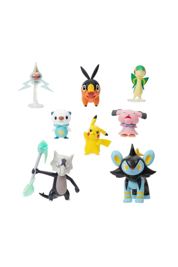 POK PKW2542 B Pokemon Battle 8li Figür Seti POK PKW2542 B Pokemon Battle 8li Figür Seti