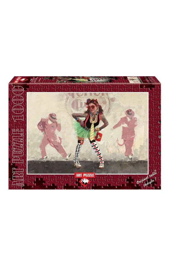 4355 Art Puzzle Şeytan Mı? Melek Mi? 1000 Parça Puzzle 4355 Art Puzzle Şeytan Mı? Melek Mi? 1000 Parça Puzzle
