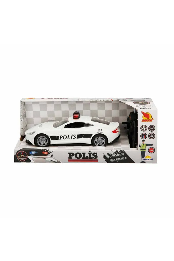 20357 Uzaktan Kumandalı Suncon Işıklı Polis Arabası 21 cm 20357 Uzaktan Kumandalı Suncon Işıklı Polis Arabası 21 cm