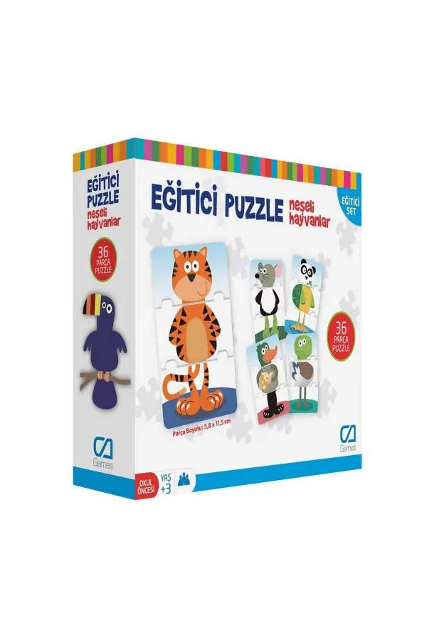 CA.5028 CA Games Eğitici Puzzle Neşeli Hayvanlar CA.5028 CA Games Eğitici Puzzle Neşeli Hayvanlar
