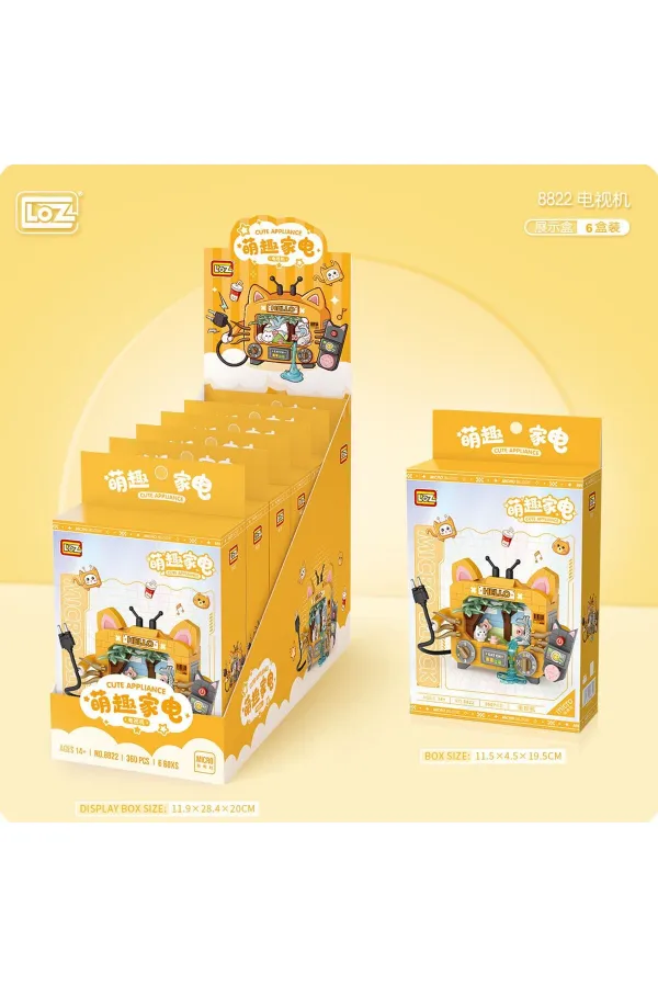 LZ-8822 LOZ TELEVİZYON MODEL 360 PARÇA BLOCK OYUNCAK