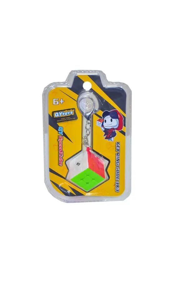 2192 QY Speed 3x3 Flat Küp Anahtarlık - Başel Toys 2192 QY Speed 3x3 Flat Küp Anahtarlık - Başel Toys