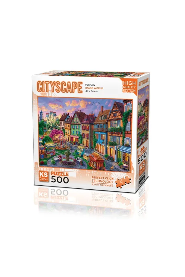 20047 Fun City 500 Parça Puzzle -KS 20047 Fun City 500 Parça Puzzle -KS