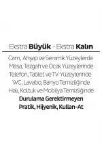 Yüzey Temizlik Havlusu 100 Adet Lilyum Pembe Yüzey Temizlik Havlusu 100 Adet Lilyum Pembe