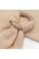 Ahşap Diş Kaşıyıcılı Bürümcük Müslin Önlük 736 Somon Ahşap Diş Kaşıyıcılı Bürümcük Müslin Önlük 736 Somon