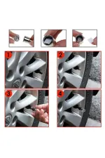 Işıklı Bisiklet Araba Sibop Kapağı 2 Adet Işıklı Bisiklet Araba Sibop Kapağı 2 Adet