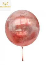 Kırmızı Simli Yuvarlak Şeffaf Balon 24 İnç Kırmızı Simli Yuvarlak Şeffaf Balon 24 İnç