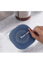 Süzgeçli Lavabo Gider Koruyucu Mat Gri Süzgeçli Lavabo Gider Koruyucu Mat Gri