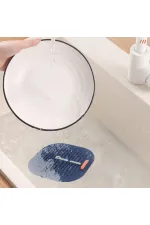 Süzgeçli Lavabo Gider Koruyucu Mat Gri Süzgeçli Lavabo Gider Koruyucu Mat Gri