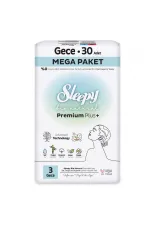 Bio Natural Premium Plus Mega Gece Ped 30 Adet