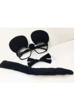 Mouse Gözlüğü Papyonu Kuyruğu Seti Mouse Gözlüğü Papyonu Kuyruğu Seti