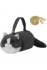 Kedi El Çantası Gri Kedi El Çantası Gri