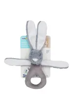 Tutmalı Peluş Mini Tavşan 842 Gri Tutmalı Peluş Mini Tavşan 842 Gri