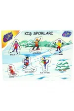 Ahşap Tutmalı Sporlar Yapboz Ahşap Tutmalı Sporlar Yapboz