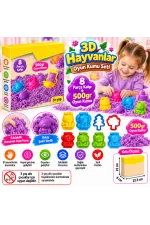 03612 3D Hayvanlar Kum Seti 500 gr / +3 yaş 03612 3D Hayvanlar Kum Seti 500 gr / +3 yaş