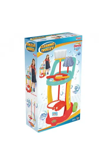 Candy & Ken Temizlik Arabası Temizlik Oyun Seti Candy & Ken Temizlik Arabası Temizlik Oyun Seti