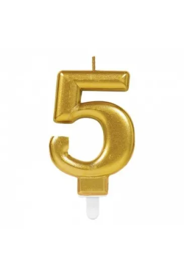 5 Rakam Mum Gold Renk 5 Rakam Mum Gold Renk